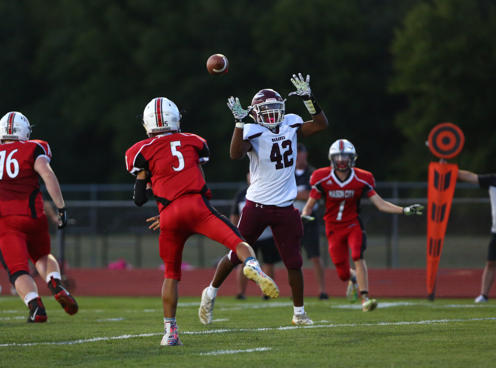 Mason City vs Waterloo West football, 09-06-2019